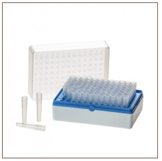 Cajas de BIOTUBE con 12 tiras de 8 tubos. 10/CS