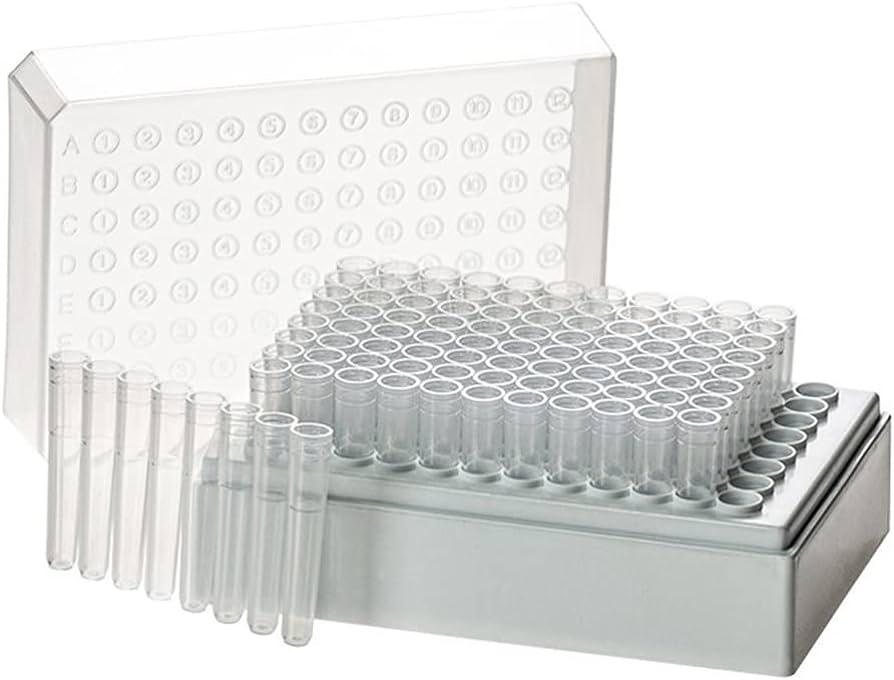 Cajas de BIOTUBE con 12 tiras de 8 tubos. 10/CS