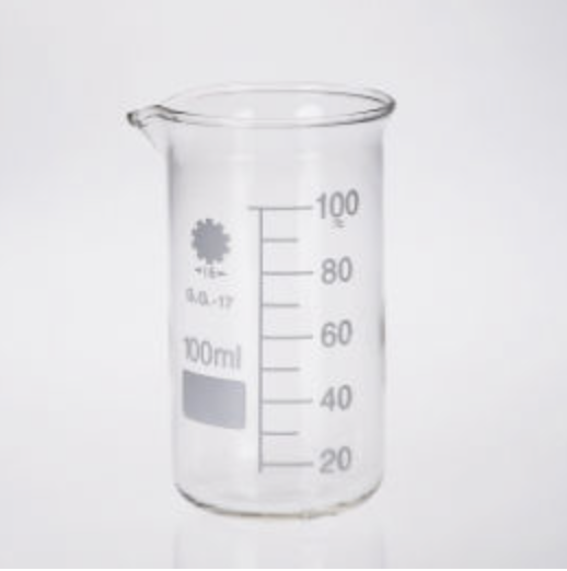 Beaker de 400ml vidrio Borosilicato